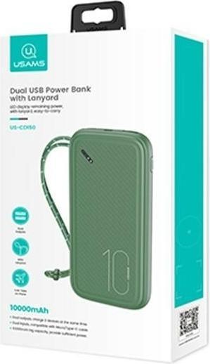 Actual product image Usams PB56 (10000 mAh, 10 W)