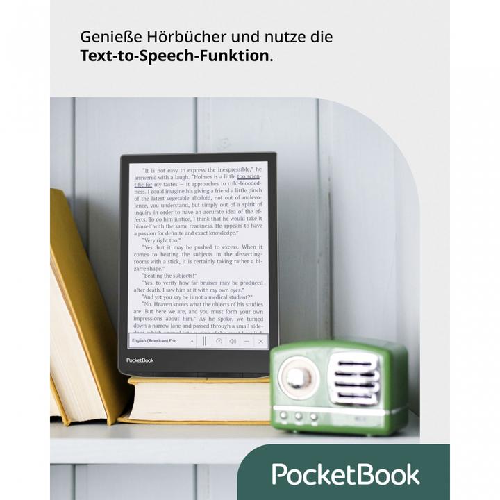 Actual product image PocketBook InkPad 4 (7.80", 32 GB, Stardust Silver)