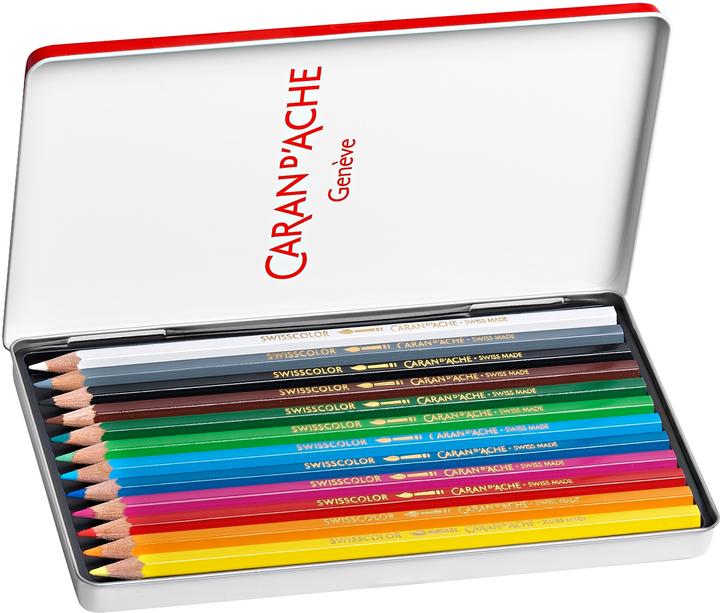 Produktbild Caran d'Ache Farbstifte (Mehrfarbig, 12 x)