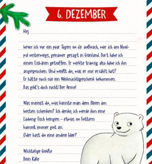 Nährwerte und Zutaten 24 Briefe vom Weihnachtswichtel