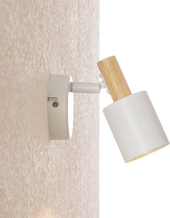 Produktbild Lindby Junes LED-Wandstrahler, einflammig, weiss (GU10)