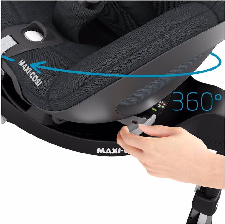 Immagine prodotto Maxi-Cosi Pebble 360 con Familyfix 360 (Seggiolino, ECE R129/i-Size Standard)