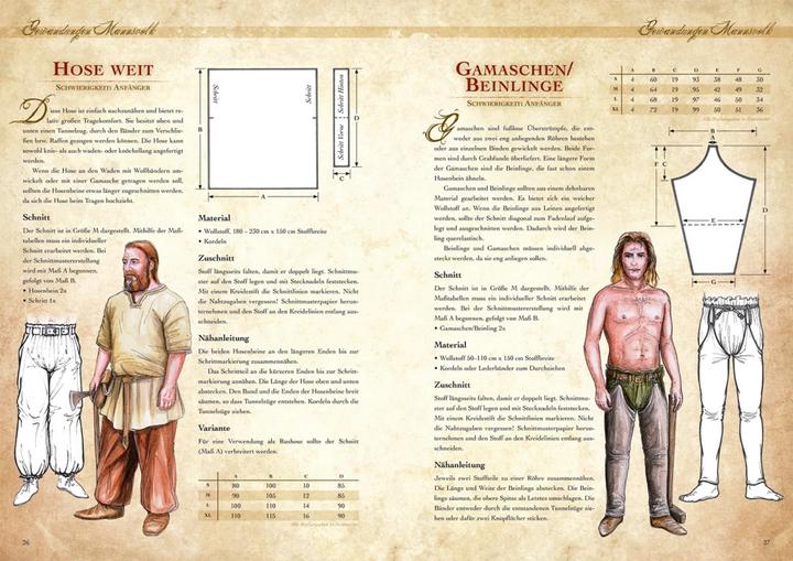Actual product image Kleidung des Mittelalters selbst anfertigen - Gewandungen der Wikinger (German, ADLER, Carola, 2015)