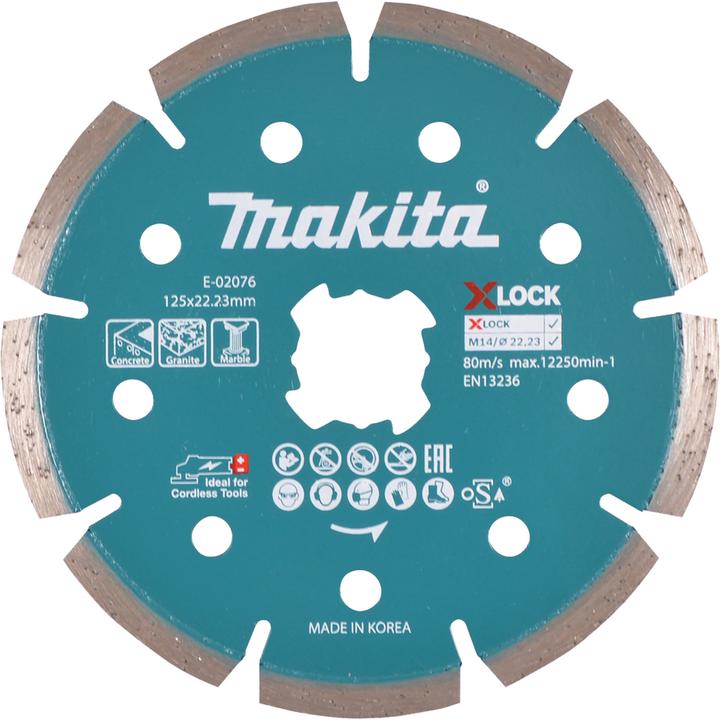 Makita Diamond disc 125mm X-Lock concrete