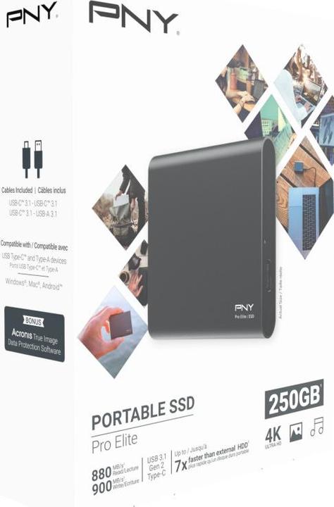 Produktbild PNY Pro Elite (250 GB)