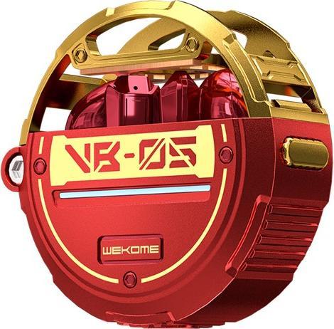 Image du produit Wekome Casque sans fil Bluetooth V5.3 TWS Rouge (4.50 h, Sans fil)