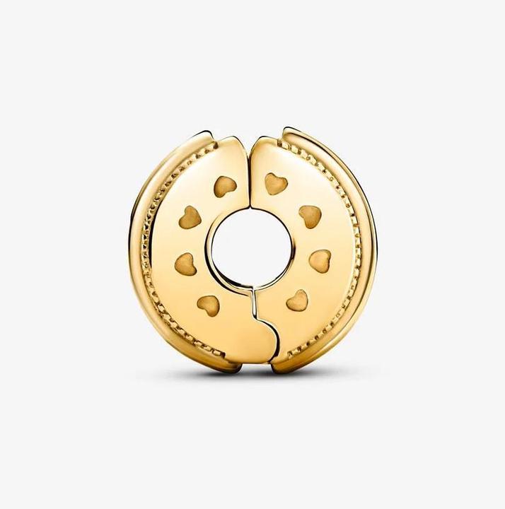 Produktbild Pandora Shine Logo Pavé Lines Clip Charm (Vergoldet, Sterlingsilber, Metall)