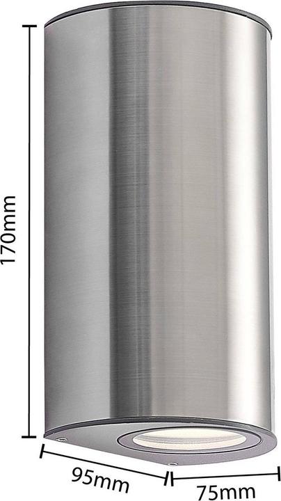 Produktbild Prios Zavallina LED-Aussenwandlampe, up & down (475 lm, IP54)