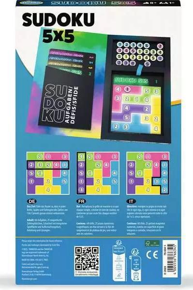 Actual product image Ravensburger ThinkFun - 76634 - Sudoku 5x5 - The magnetic travelling puzzle game. Perfect for travelling and as a (German, Italian, French)