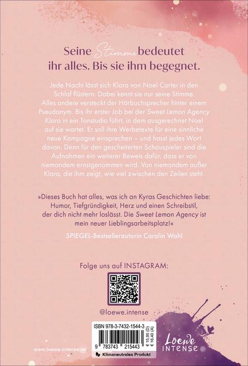 Produktbild Loewe Zeilenflüstern (Sweet Lemon Agency, Band 1) (Kyra Groh, Deutsch)