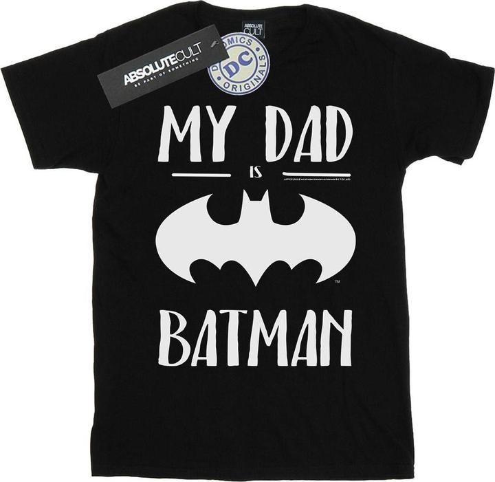 Image du produit - T-shirt BATMAN MY DAD IS BATMAN - Fille (128)