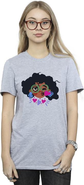 Actual product image Disney Womens/Ladies Encanto Mirabel Kiss Cotton Boyfriend T-Shirt (S)