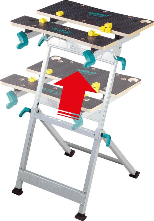 wolfcraft Spann- und Arbeitstisch MASTER 600 (53 cm, 65 cm)