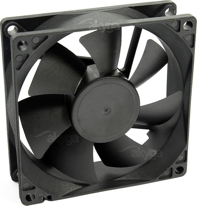 Produktbild Akyga AW-8A-BK Computerkühlsystem Computergehäuse Ventilator (e) (80 mm, 1 x)