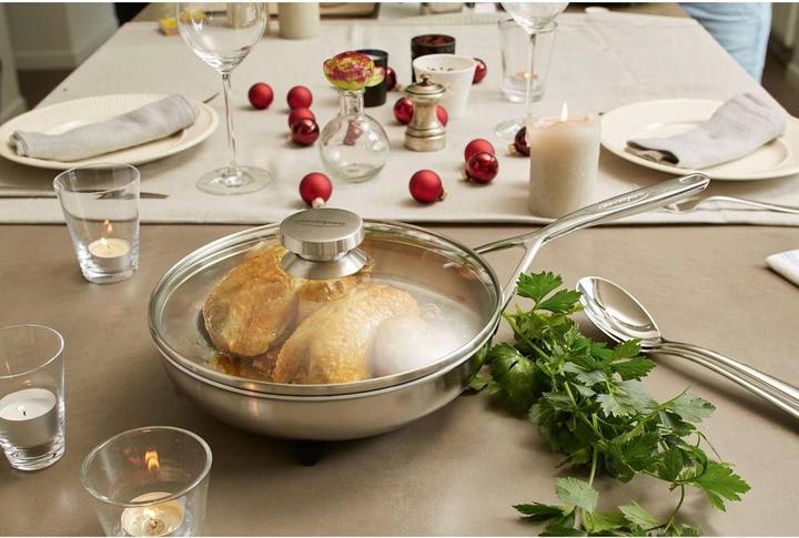 Actual product image Demeyere Glass lid with stainless steel ring 24cm (24 cm, Metal, Glass)