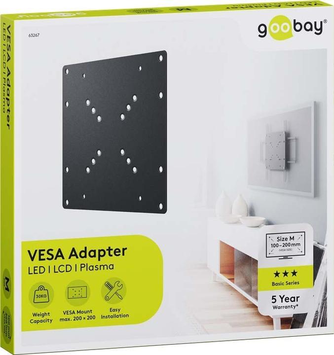 Image du produit Goobay Adaptateur Vesa (Mur, 81", 30 kg)