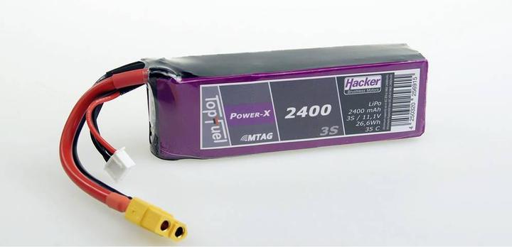Immagine prodotto Hacker Pacchetto LiPo TF Power-X 2400-3S MTAG (11.10 V, 2400 mAh)