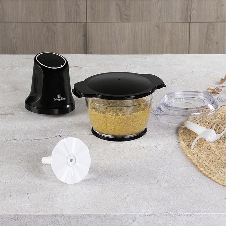 Immagine prodotto BerlingerHaus Haus Zerkleinerer 1 Liter Black Silver Collection (1000 ml, 500 W)
