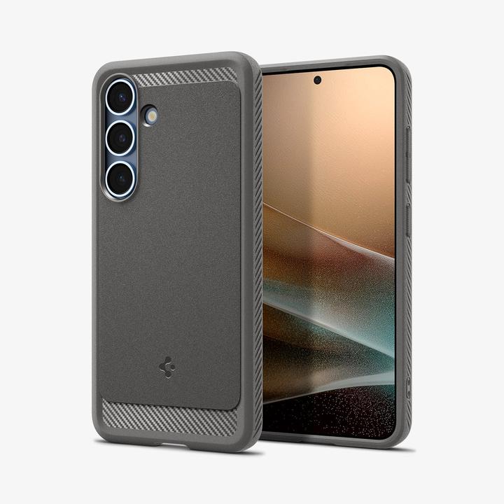 Image du produit Spigen Rugged Armor Mag MagSafe Hülle für Samsung Galaxy S25 – grau (Samsung Galaxy S25)