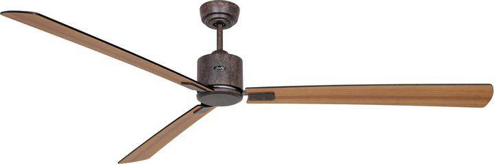 Actual product image CasaFan Ceiling Fan Eco Neo III 180 BZ Black / Teak (24 dB)