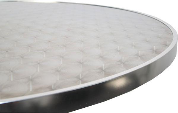 Immagine prodotto Mendler 10x tavolo da bar in alluminio, tavolo da bistrot, regolabile in altezza 70/110cm Ø=60cm pieghevole (70)