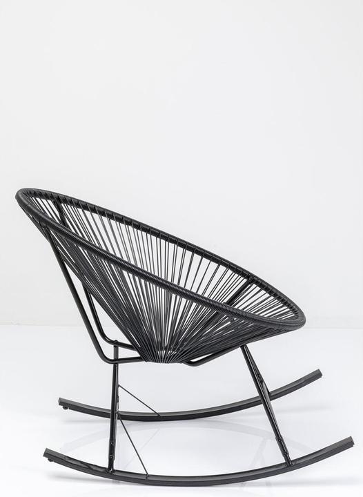 Actual product image Kare Design Rocking Chair Acapulco Black