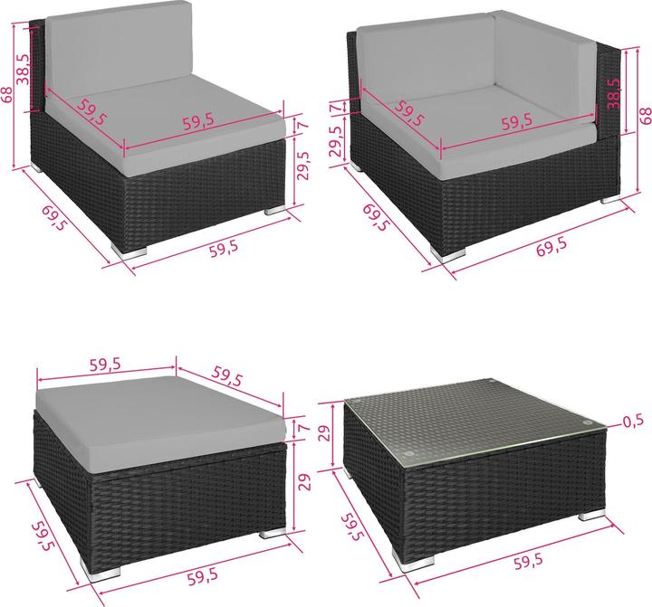 Produktbild tectake Venedig