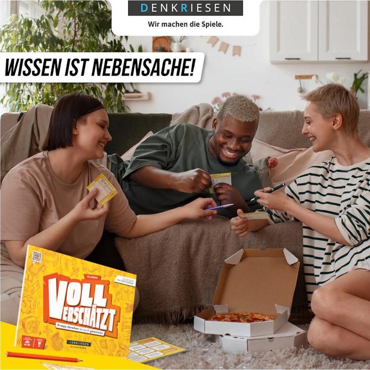 Produktbild Denkriesen VOLL VERSCHÄTZT A4-Block - Knapp daneben ist auch gewonnen. - Classic Edition (Deutsch)