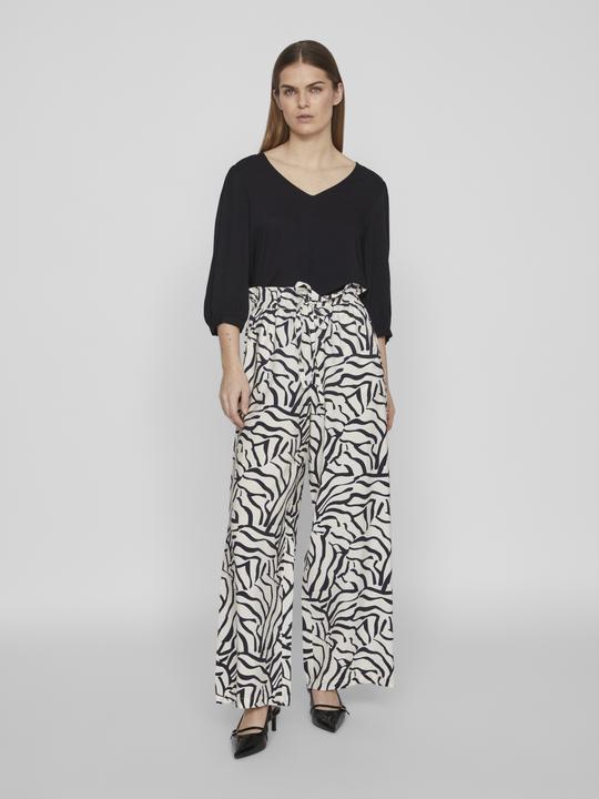 Actual product image Vila Patterned High Waist Trousers (34)