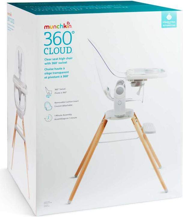 Actual product image Munchkin HIGH CHAIR 360 CLOUD (Highchair)