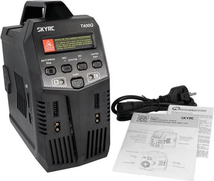 Immagine prodotto SkyRC Caricabatterie Quad T400Q AC/DC 1-6S
