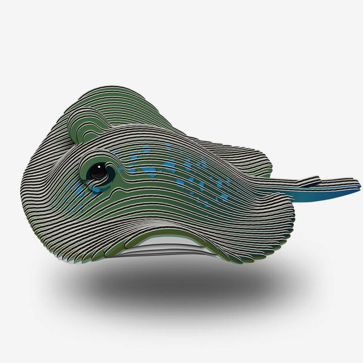 Actual product image Eugy 3D craft set stingray (MQ6)