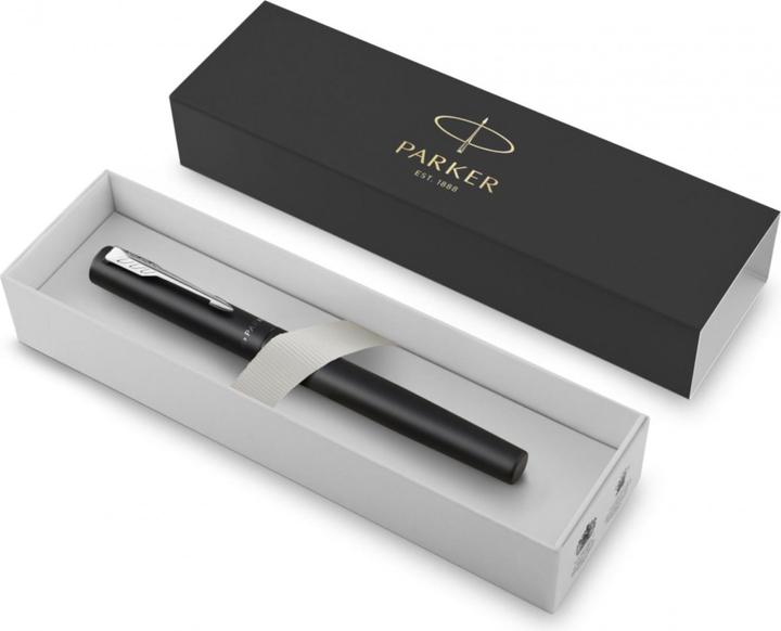Immagine prodotto Parker Pen Scooter Vector XL Metallic C.C F (Nero/argento, 1 x)