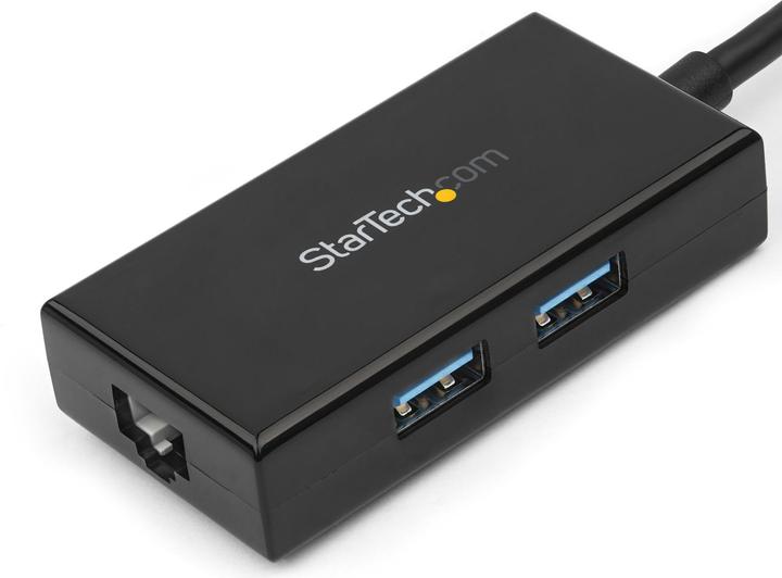 Image du produit StarTech USB 3.0 Gigabit Ethernet and USB 3.0 Hub (USB-A, 1 Ports)