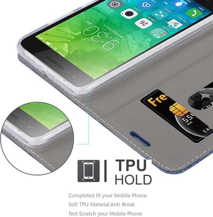 Actual product image Cadorabo Book Jeans Optics Cover (Lenovo C2)