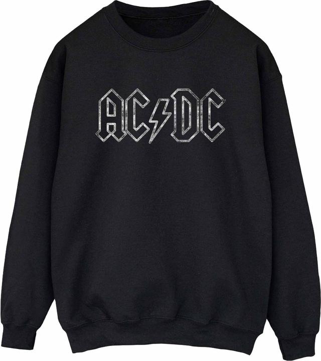 Actual product image AC/DC Mens Jagged Logo Cotton Sweatshirt (XXL)