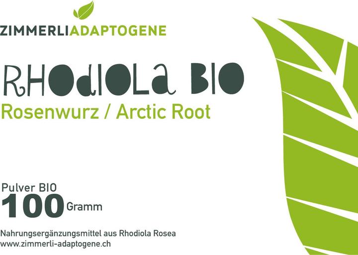 Actual product image Zimmerli Adaptogene Rhodiola Rosea Powder (BIO) (1 Piece, Powder, 100 g)