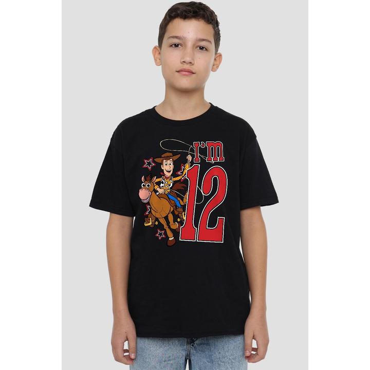 Immagine prodotto Toy Story I'm 12 Maglietta Compleanno Legno Bambini (116)