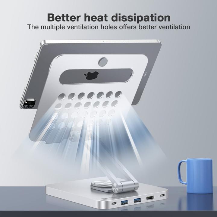 Actual product image Value EFB Techly Foldable Stand Tablet 8in1