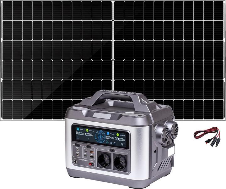 Produktbild Revolt Powerstation & Solar-Generator mit Solarpanel (1.12 Wh, 14.50 kg)