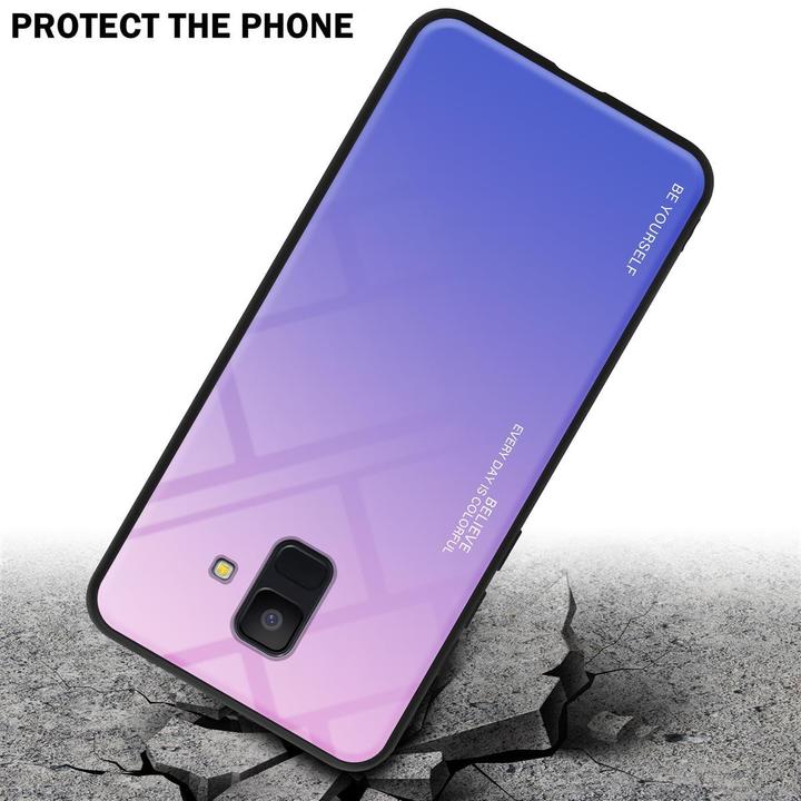 Actual product image Cadorabo TPU 2 colors glass cover (Samsung Galaxy J6 (2018))