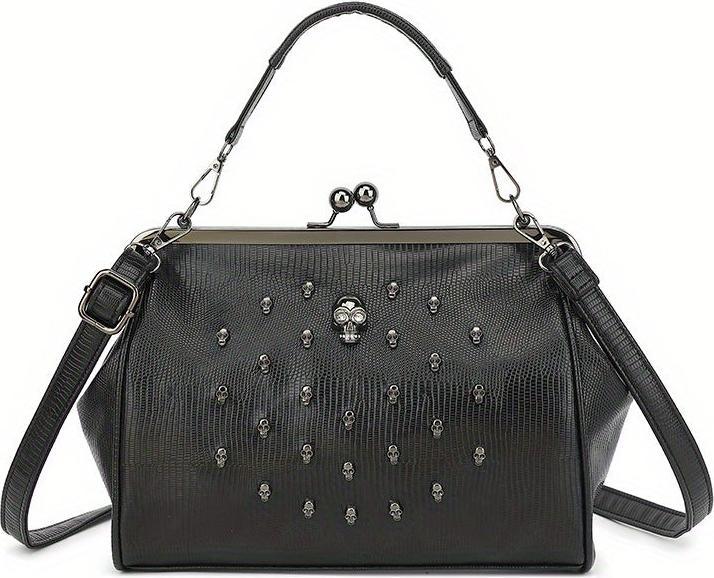 Image du produit Only-Bags.Store Schicke Retro-inspirierte Umhängetasche - dickes Kunstleder, abnehmbarer Riemen, klassische