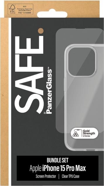 Produktbild PanzerGlass SAFE. 2-in-1-Pack iPhone 2023 iPhone 6.7 Pro Max (1 Stück, Apple iPhone 15 Pro Max)