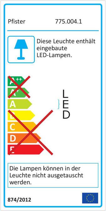 Energie-Label Waldhaus 1291
