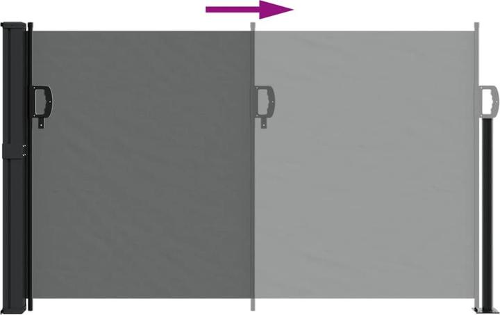 Actual product image VidaXL Extendable side awning (1.20 m)