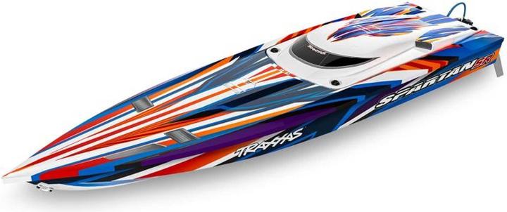 Traxxas BOAT SPARTAN SR 1037mm 1:10 EP RTR ORANGE TQi 2.4GHz WITHOUT charger and WITHOUT battery
