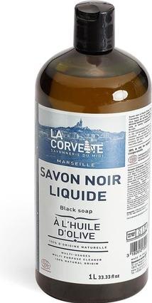 Immagine prodotto La Corvette Schwarze Seife (Sapone liquido, 1000 ml)