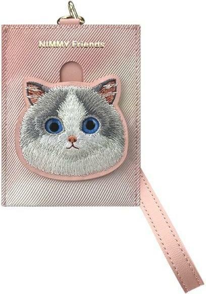 Produktbild iLike Nimmy card wallet pink Big Eyed Pet 2.0 Cat