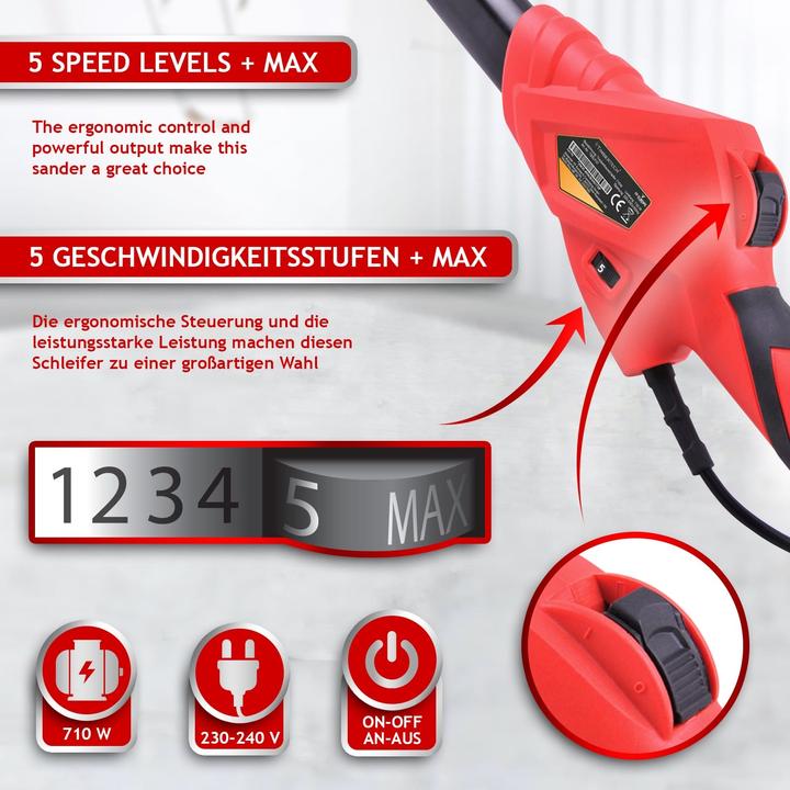 Produktbild Timbertech Trockenbauschleifer 710W (710 W)