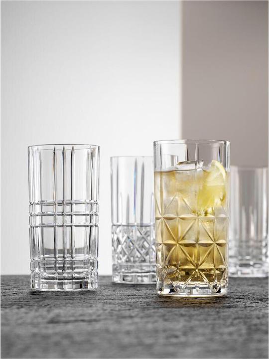 Actual product image Nachtmann Long drink tumbler Highland 37.5 cl 15.1cm Ø7.7cm Set of 4 (4.45 dl, 4 x, Long drink glasses)